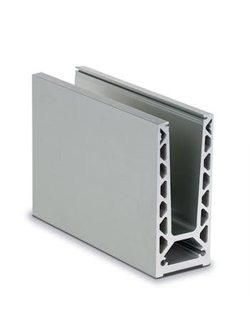 TL-6020 Base Fix Channel Aluminium Anodised 2.5M Length