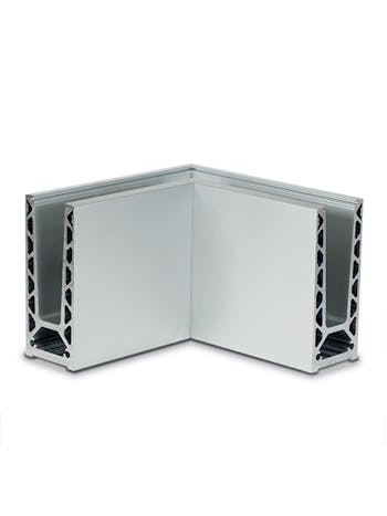 TL-6020 Base Fix Corner Aluminium Anodised