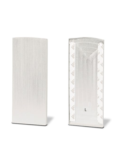 TL-6021 Side Mount End Cap Left with Cover Cap Aluminium Anodised