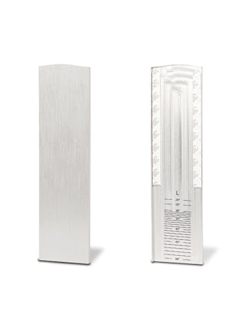 TL-6021 Side Mount End Cap for Staircase with Cover Strip, Left Aluminium Anodised