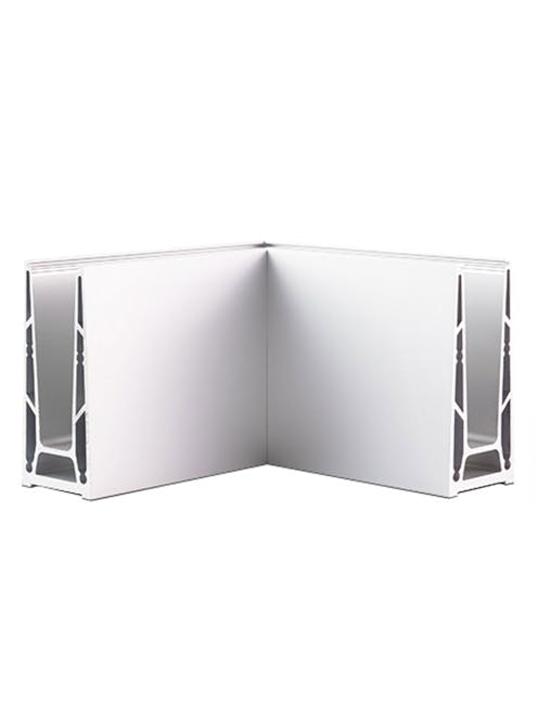 TL-6000 Top Mount Corner Aluminium Anodised
