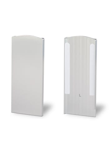 TL-3010 Top Mount End Cap Left Aluminium Anodised