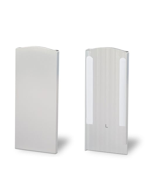 TL-3010 Top Mount End Cap Left Aluminium Anodised