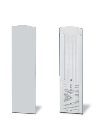 TL-3010 Top Mount End Cap for Staircase with Cover Strip, Right Aluminium Anodised