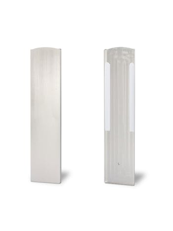 TL-3011 Side Mount End Cap Left with Cover Strip Aluminium Anodised