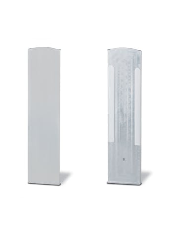 TL-3011 Side Mount End Cap Right with Cover Strip Aluminium Anodised