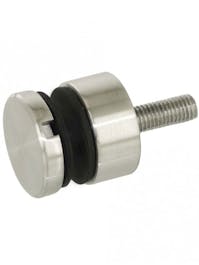 Stainless Steel Small Glass Adapter Flat Back