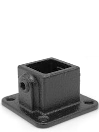 131 Wall Plate Key Clamp ( Square 25 x 25 Black)