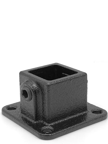 131 Wall Plate Key Clamp ( Square 25 x 25 Black)