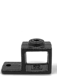 199 Single Lugged Bracket ( Square 25 x 25 Black)