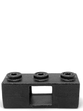119 2 Socket Cross Key Clamp ( Square 25 x 25 Black)