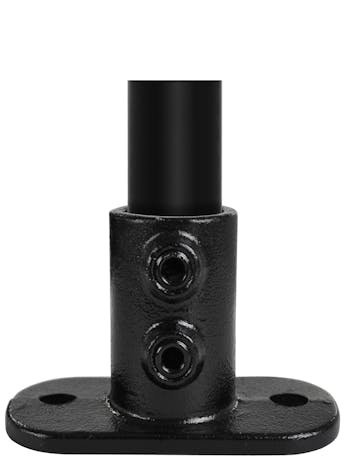 132 Base Plate Key Clamp (33.7mm Round Black)