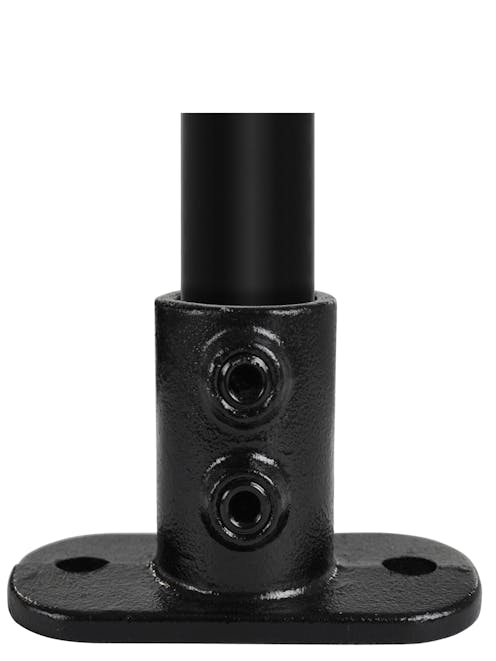 132 Base Plate Key Clamp (33.7mm Round Black)