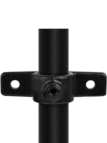 198 Double Lugged Bracket ( 33.7mm Round Black)