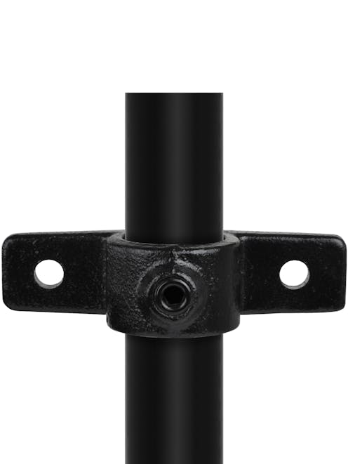 198 Double Lugged Bracket ( 33.7mm Round Black)