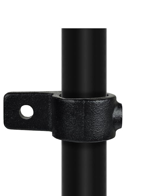 199 Single Lugged Bracket ( 33.7mm Round Black)