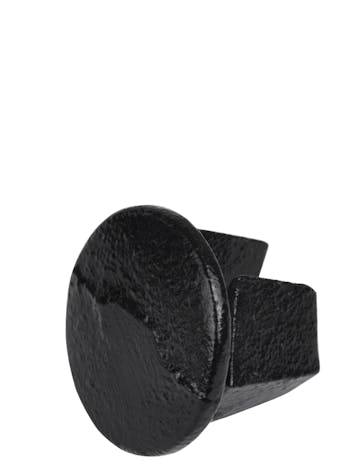 184 Metal Stop Cap ( 33.7mm Round Black) [duplicate]