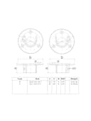 131 Wall Plate Key Clamp INLAY(Pair)