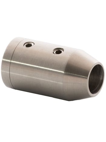 Stainless Steel Bar Holder Flat Back End