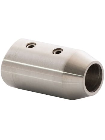 Stainless Steel Bar Holder End To Suit 42.4dia.