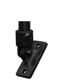 169 Swivel Locating Flange (42.4mm Round Black)