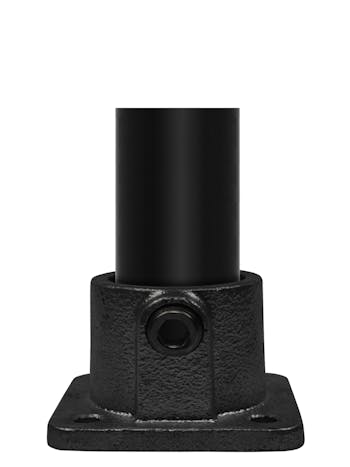 131 Wall Plate Key Clamp - Square Type(33.7mm Round Black)