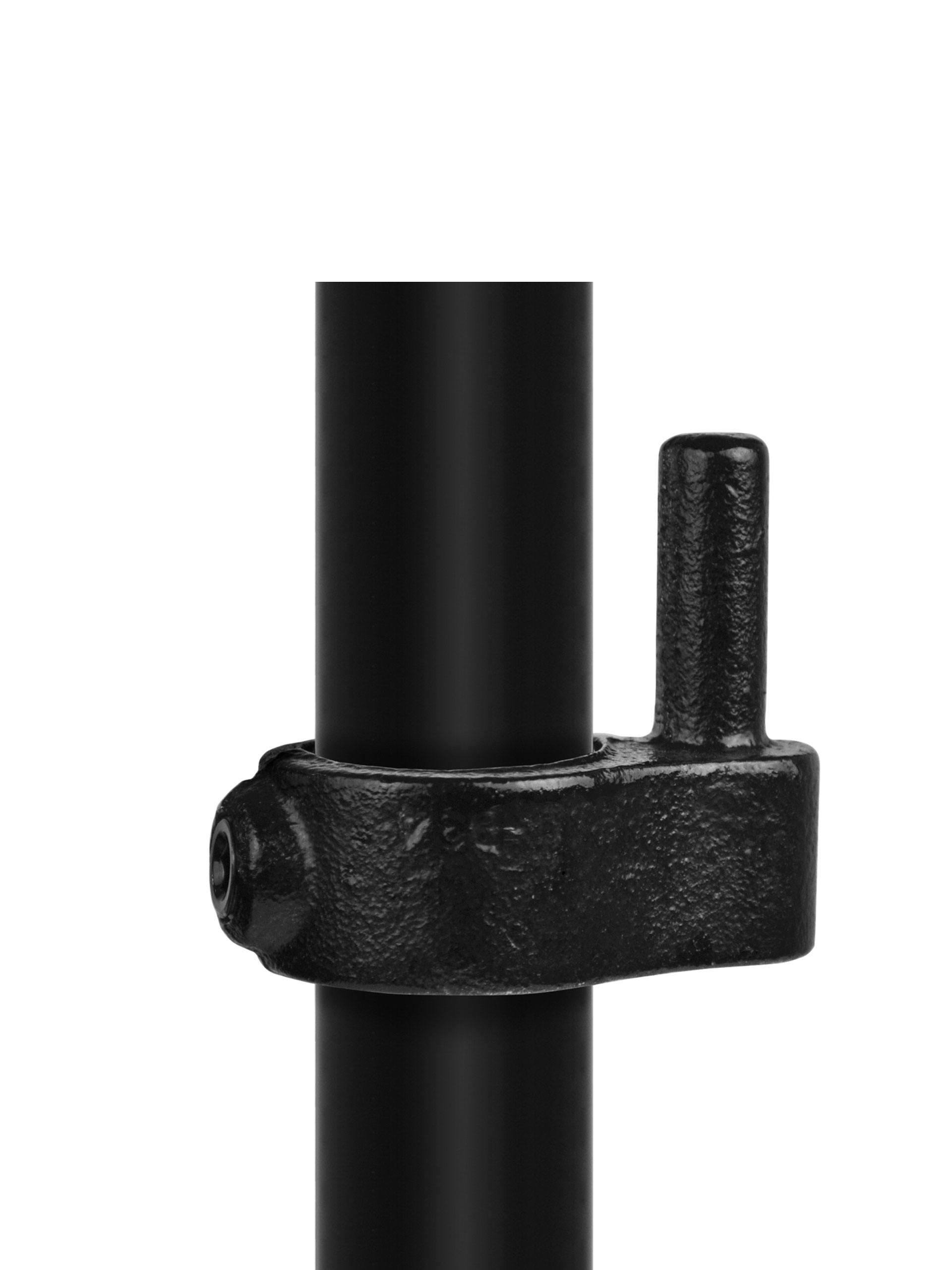 140 Gate Hinge Key Clamp (42.4mm Round Black)