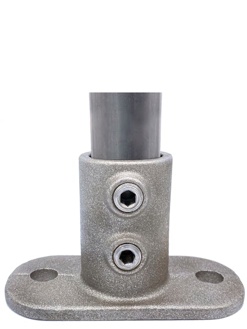 132 Base Plate Key Clamp (26.9mm Round Self Colour)