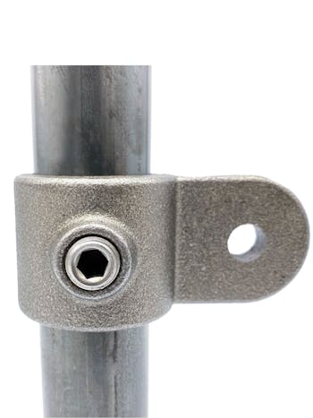 173 Single Swivel Key Clamp (33.7mm Round Self Colour)