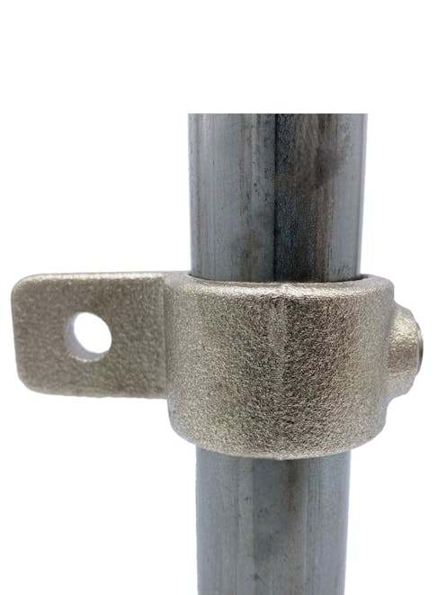 199 Single Lugged Bracket ( 33.7mm Round Self Colour)