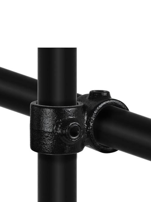 161 Offset 90degree Crossover Key Clamp (33.7mm Round Black)