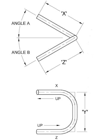 Dual Flight Wreath Left Hand Going Up Bend