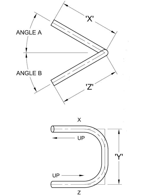 Dual Flight Wreath Left Hand Going Up Bend