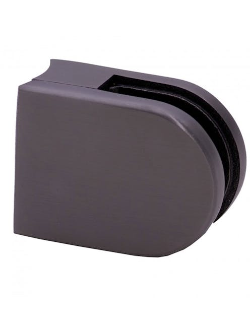 Stainless Steel Glass Clamp Round Type 42.4X2.0 Black Satin