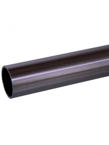 Stainless Steel Tube 42.4x2.0 Black Satin 3M Length