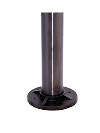 Stainless Steel Upright Post 42.4x2.0 With Base Plate Black Satin