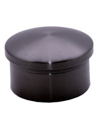 Stainless Steel Dome End Cap 42.4x2.0 Black Satin