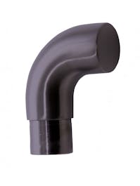 Stainless Steel Scroll End 42.4x2.0 Black Satin