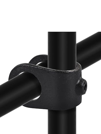160 Retro Fit Clamp On Tee Key Clamp (26.9mm Round Black)