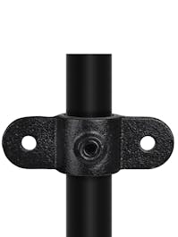 167M Double Male Inline Swivel (26.9mm Round Black)