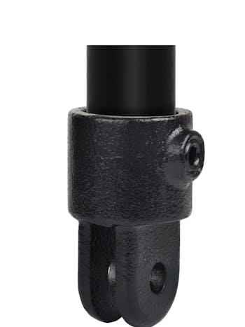 173F Female Swivel (33.7mm Round Black)